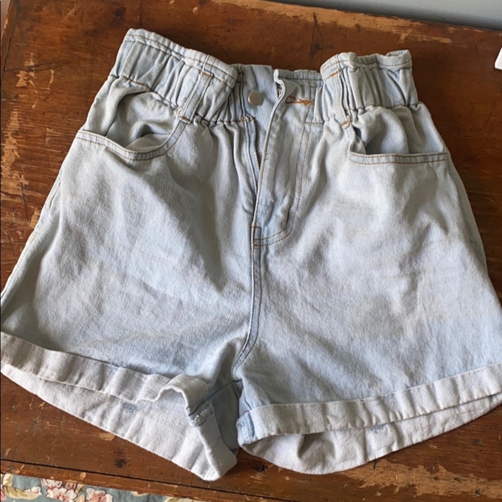 Wild honey light blue jean shorts